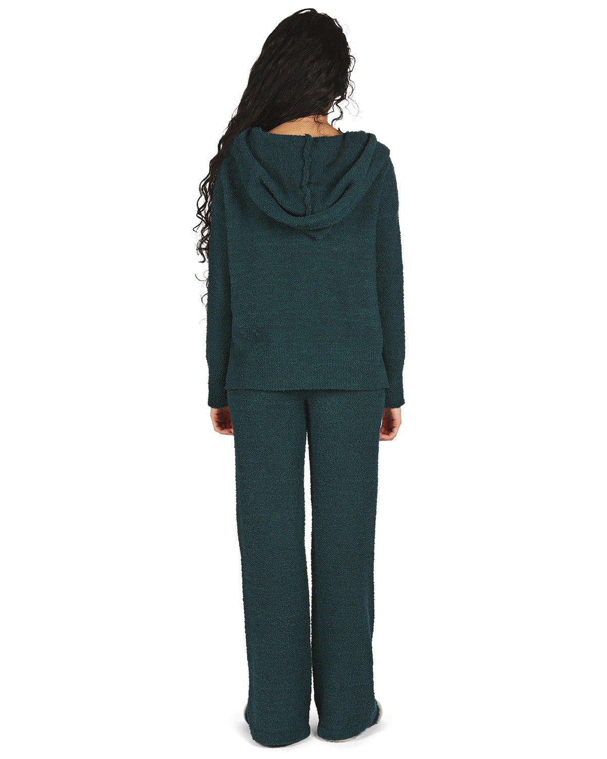 Women's Cozy Knit Ultra-Soft Solid Lounge Pants : Color: Dark Teal