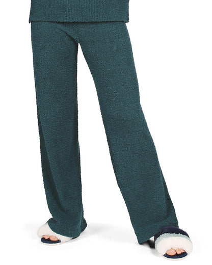 Women's Cozy Knit Ultra-Soft Solid Lounge Pants : Color: Dark Teal