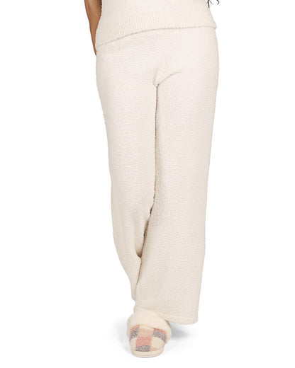 Women's Cozy Knit Ultra-Soft Solid Lounge Pants : Color: Ivory