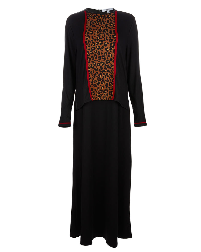MeMoi Collection Leopard Nursing Gown