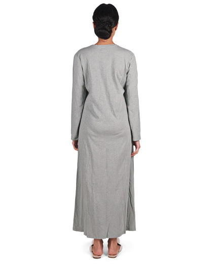 Women's 100% Cotton Slub Knit Full-Length Sleeping Gown : Color: Seafoam