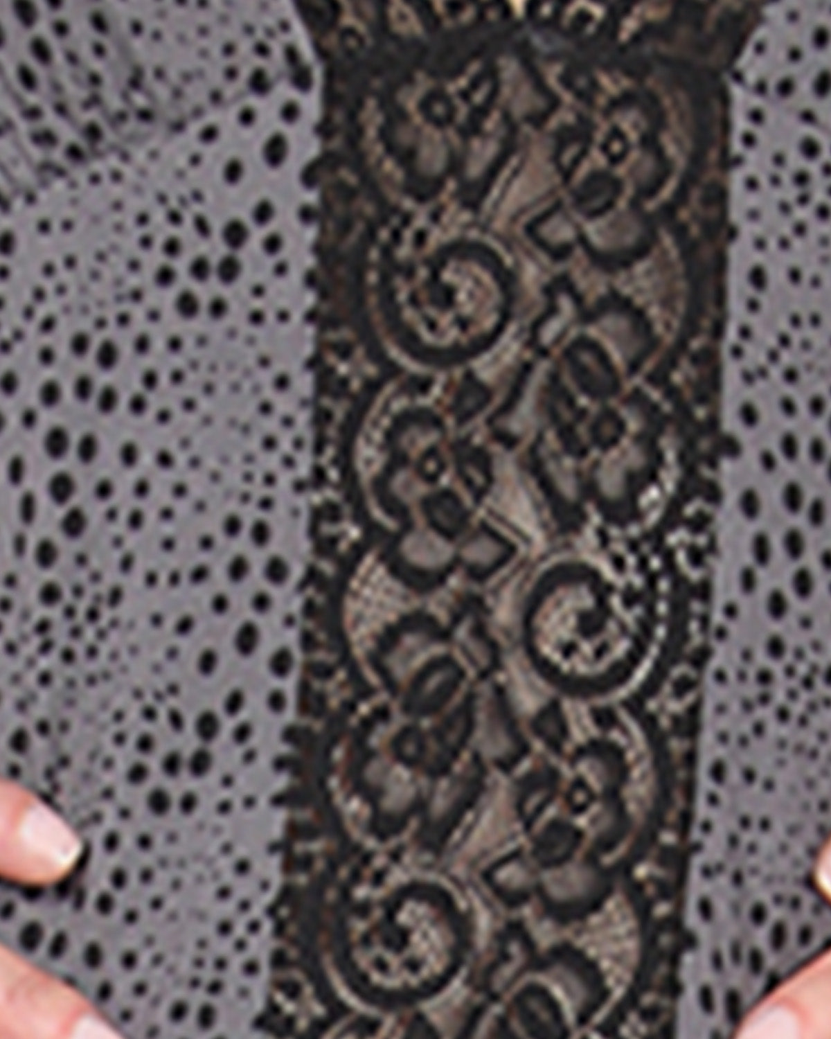 Women's Lace Trim Animal Print Lightweight Cami Pajama Set : Color: Animal Print