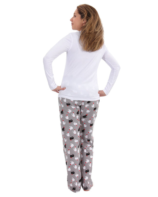 Women's Christmas Dear Santa I Can Explain Two-Piece PJ Set : Color: White