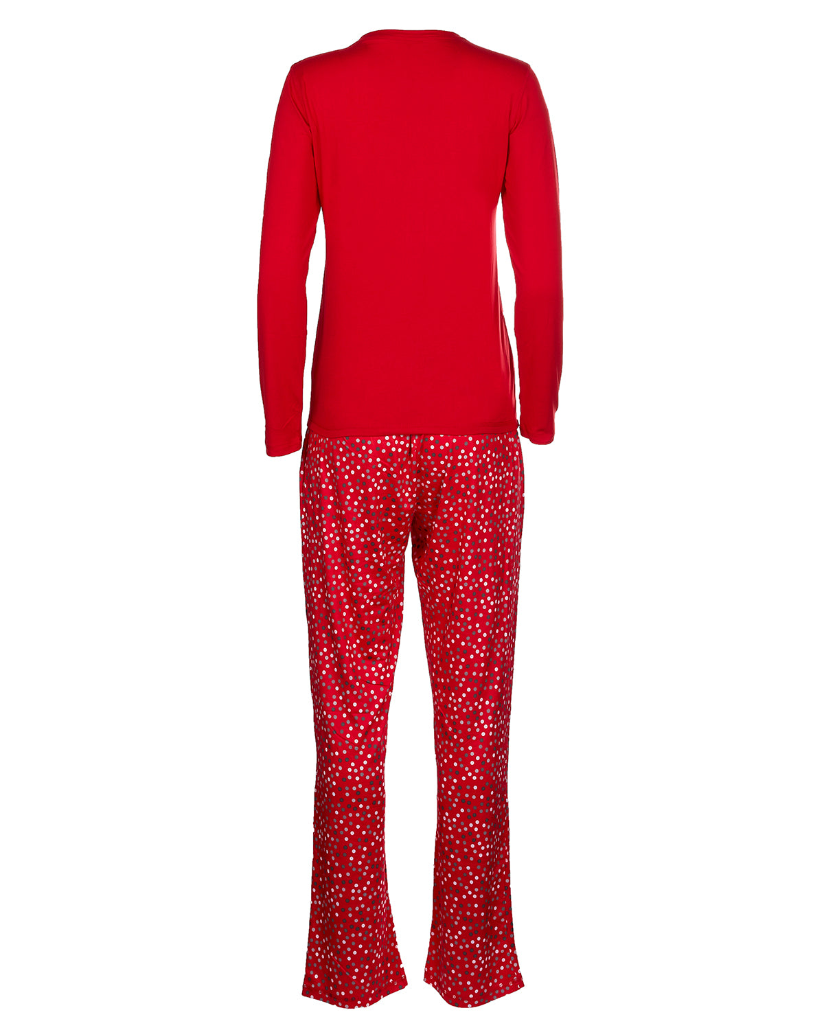 Women's It's A Long Story Two-Piece Christmas PJ Set : Color: Red