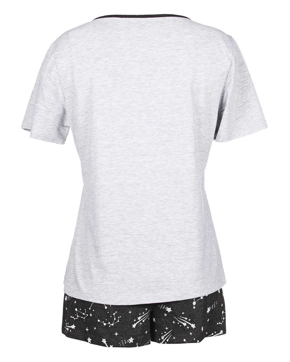 Women's Sagittarius Zodiac Sign PJ Short Set : Color: Med Gray Heather