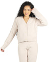 Women's Cozy Knit V-Neck Button-Down Cardigan Sweater : Color: Almond