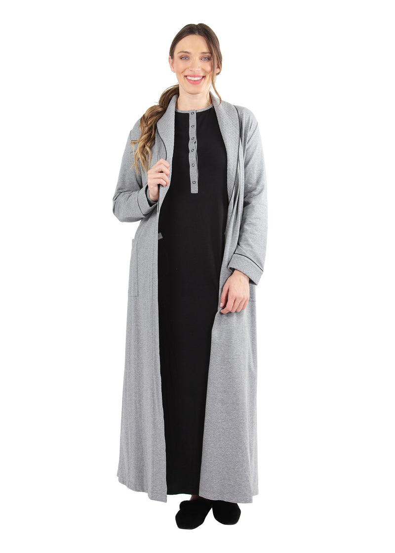 MeMoi Collection Heavy Quilted Robe