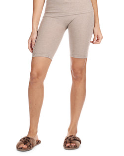 Women's Organic Cotton Ribbed Biker Shorts