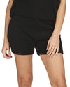 Women's Ultra Soft Cozy Knit Lounge Shorts : Color: Black