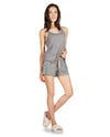 Women's Super Soft Racerback Tank Top with Contrast Trim : Color: GRAY HEATHER