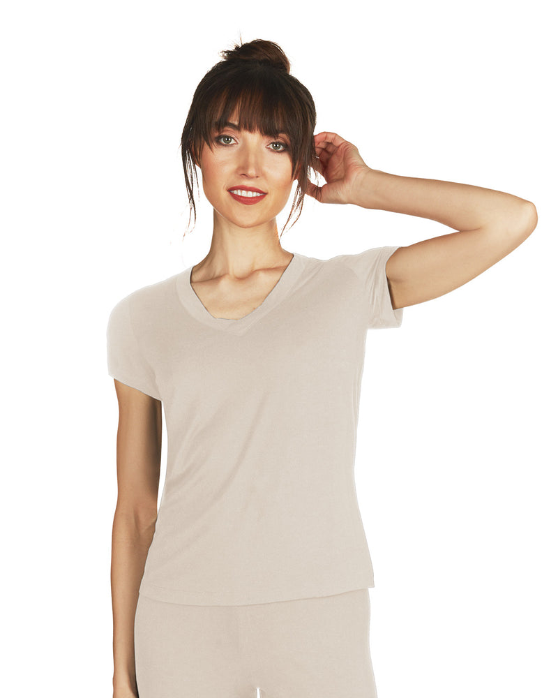 Women's Bamboo Blend Eco Basics Relaxed Fit T-Shirt