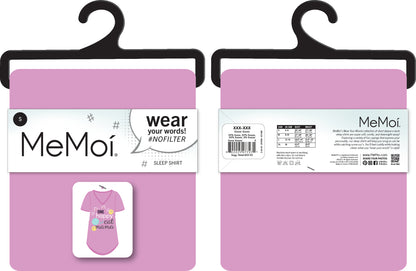 Women's One Happy Cat Mama V-Neck Sleepshirt : Color: Pink