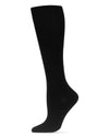 Women's Basic Mercerized Cotton Blend Knee High Socks : Color: Black