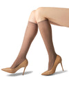 Women's Levante Dali Soft Matte Opaque Knee Highs : Color: Moka