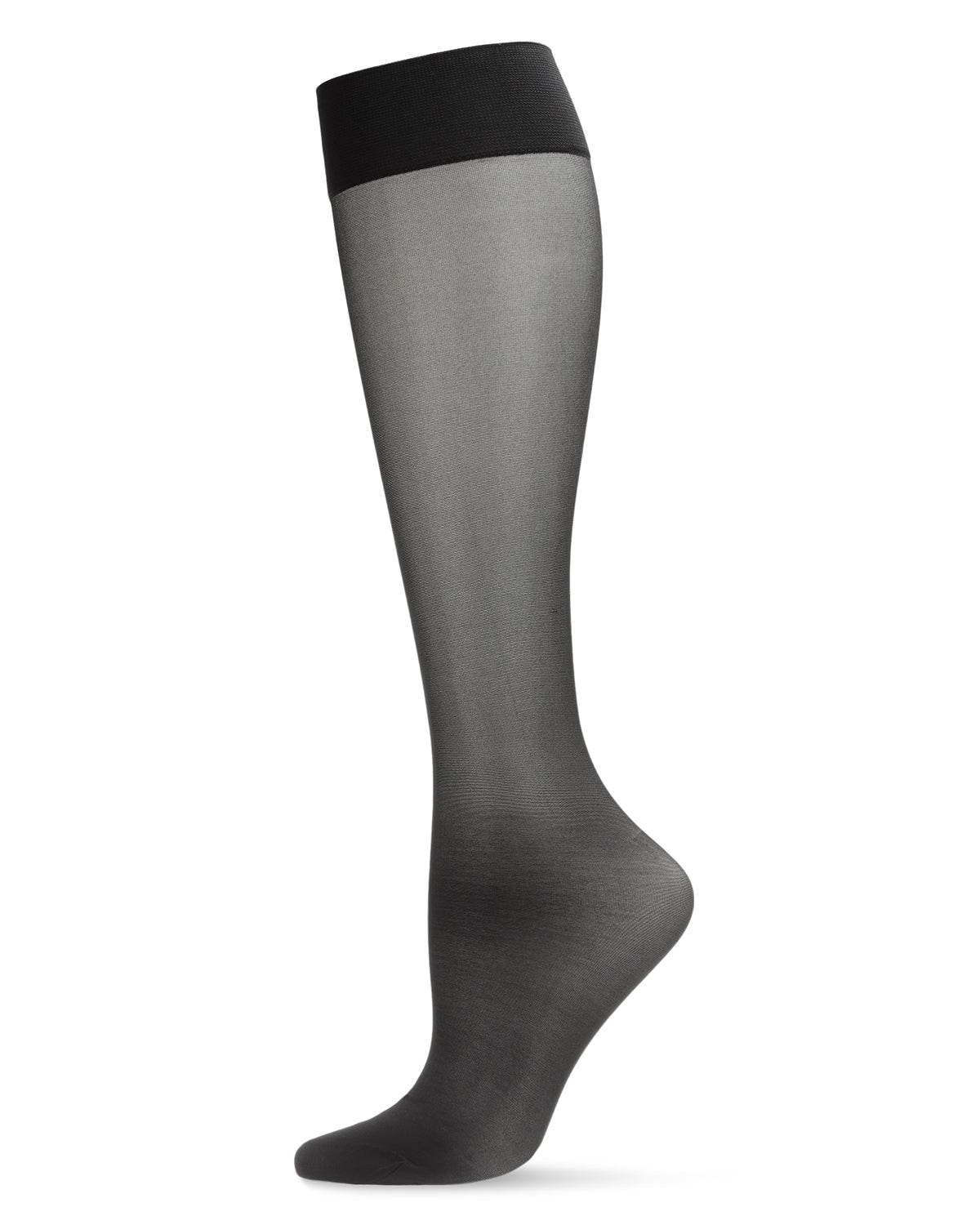 Levante Dynamic Women's Energizing Sheer Knee High Stockings : Color: Nero