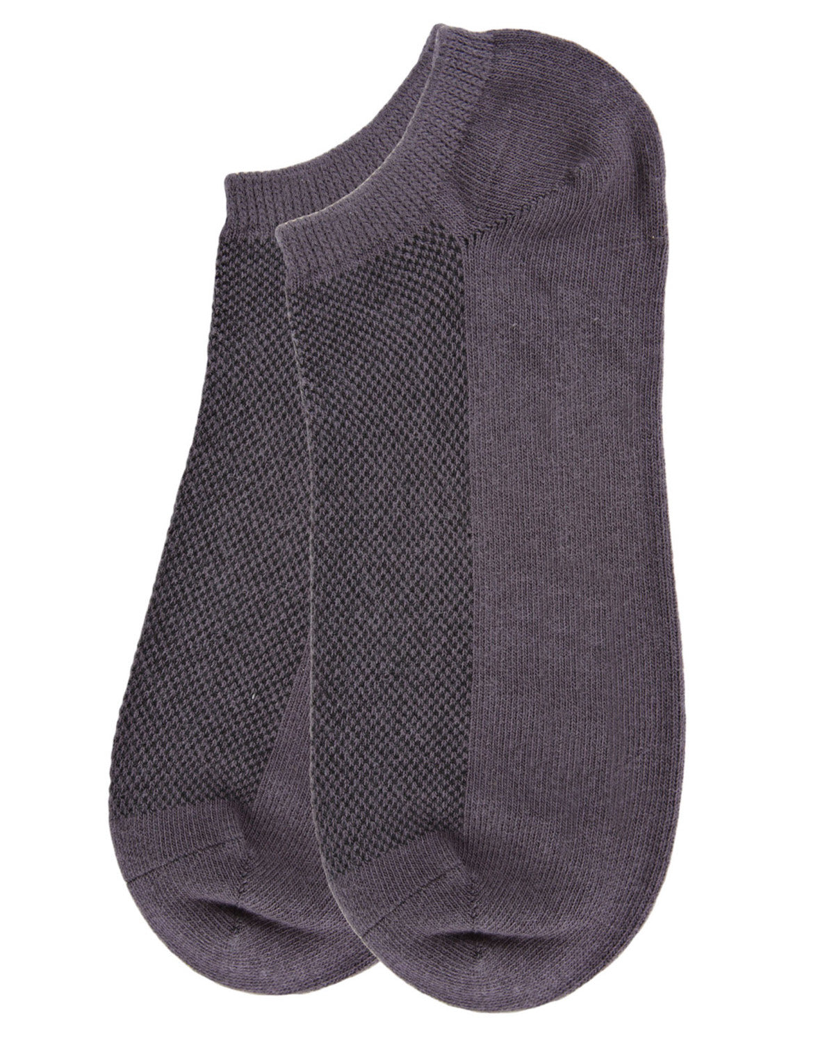 Women's Organic Cotton Mesh-Top Breathable Liner Sock : Color: Black