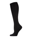 Women's Bamboo Blend Terry Sole Breathable Knee High Sock : Color: Black