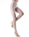 Women's Divine 20 Denier Sheer Vine Control Top Pantyhose : Color: Bianco