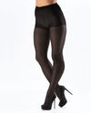 Women's Levante Plus Size Extra Stretch Curvy Opaque Tights : Color: Nero