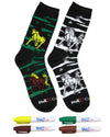 MakIT Color Your Own Floral Crew Sock Marker Kit : Color: Horses