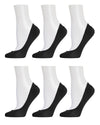 Women's 6 Pair Pack Barely There Micro Liner No-Show Socks : Color: Black