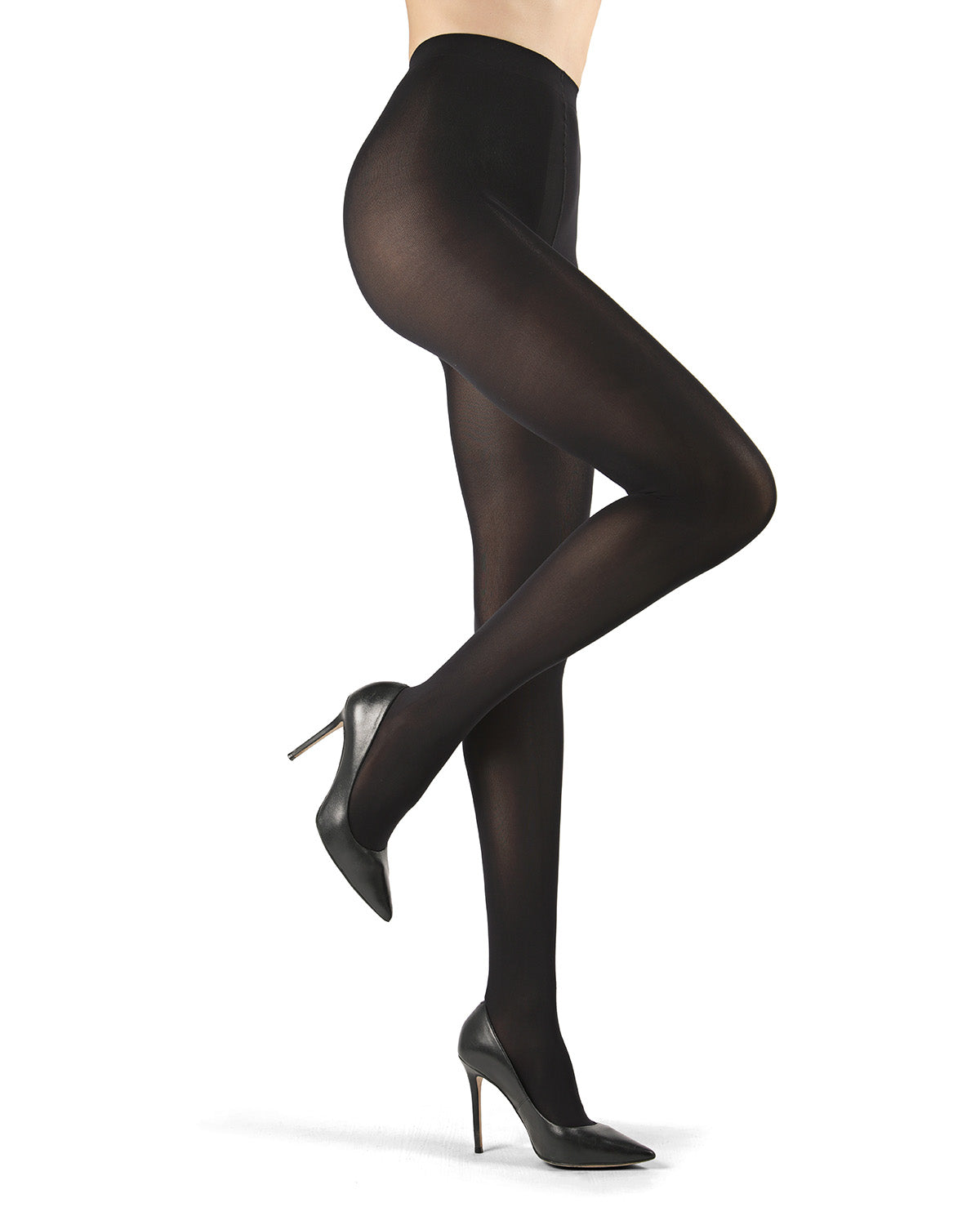 Women's Juliette 50 Denier Matte Microfiber Tights : Color: Nero