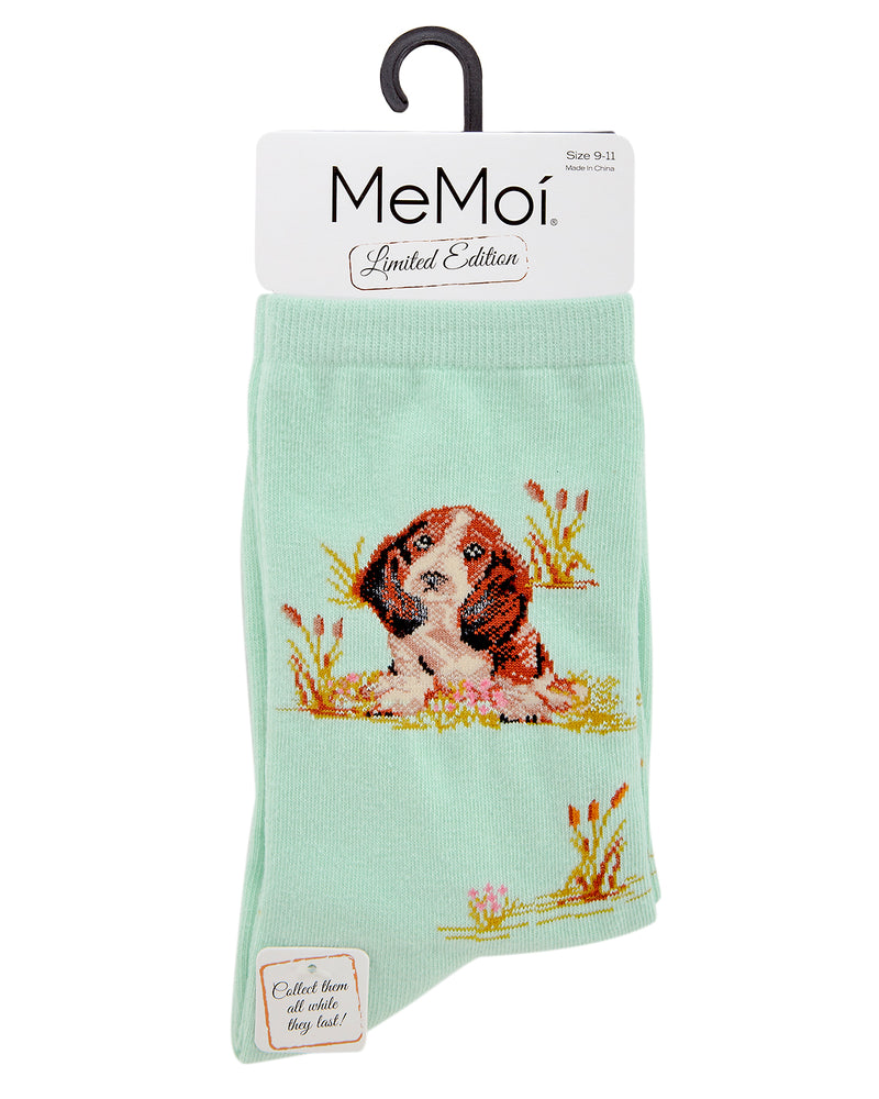 Women's Beagle Limited Edition Cotton Blend Crew Sock