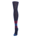 Women's Designernate Cotton Blend Multi-Pattern Sweater Tights : Color: Black