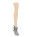 Women's Thread Thru Faux Fur Lined Knit Lounge Sock : Color: Taupe Heather