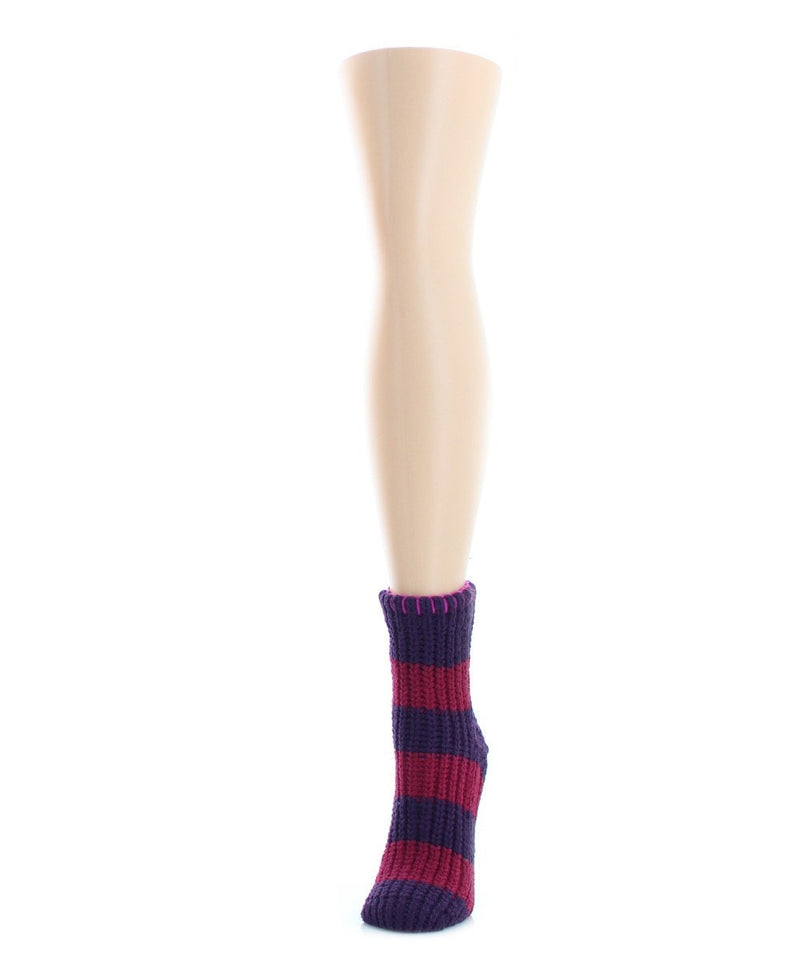 Legmogue Wide Stripe Chenille Sock
