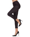 Women's Salpicada Fashion Crackle Ankle Length Leggings : Color: Black