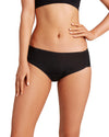 Women's Love Luna Lace Trim Midi Brief Period Panty : Color: Black