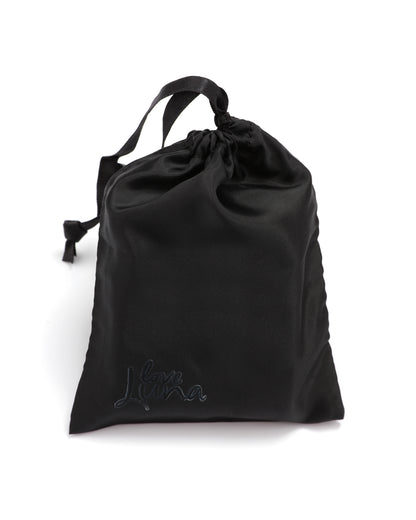 Women's Love Luna Reusable Cotton Snap-On Regular Pad : Color: Black