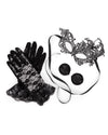 3 Piece Women's Midnight Special Fantasy Play Set : Color: Black