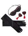 3 Piece Women's Love Is Blind Fantasy Play Set : Color: Black