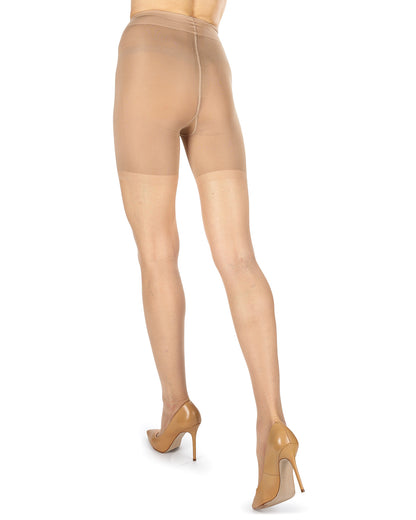 Women's Nudes Ultra Bare Essentials Longline Control Top LUXE Pantyhose : Color: Nude