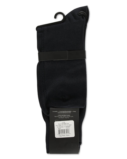 Men's Single Pair Flat Knit Socks : Color: Brown