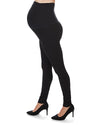 Women's Cotton Blend Comfort Stretch Maternity Leggings : Color: Black