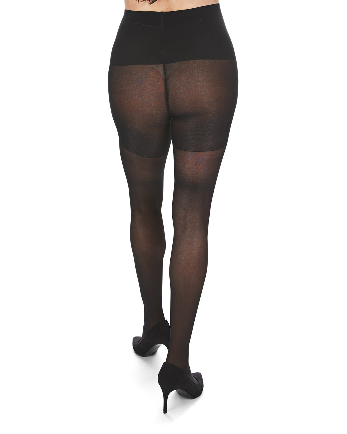 Women's 40 Denier Sheer Extra Support Maternity Tights : Color: Black