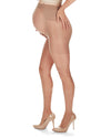Women's Light Support Maternity Tights with Extra Large Waist : Color: Honey