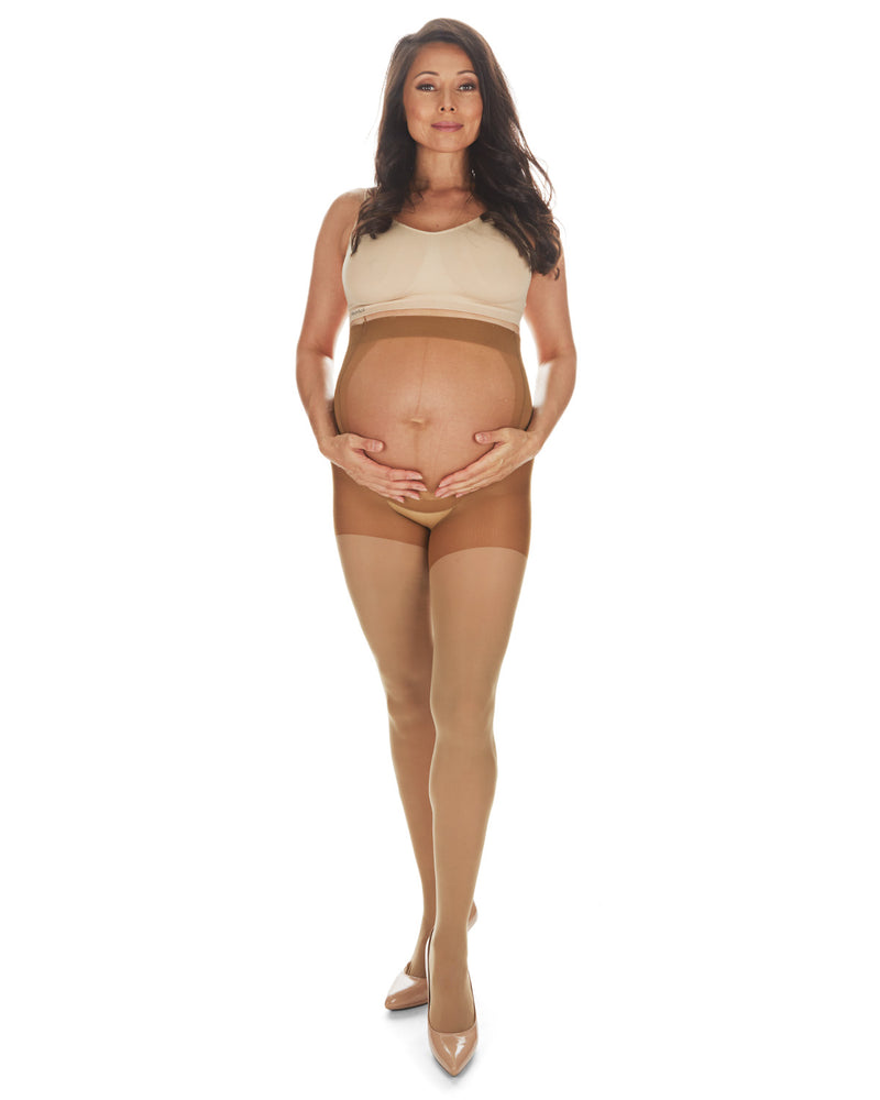 Women's Microfiber 60 Denier Opaque Maternity Tights