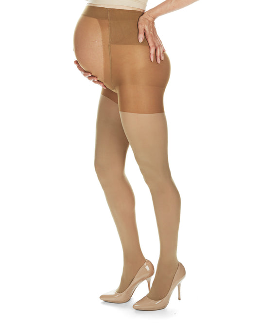 Women's Microfiber 60 Denier Opaque Maternity Tights : Color: Bambi