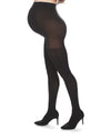 Women's Maternity 80 Denier Opaque Support Comfort Tights : Color: Black