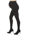 Women's Maternity 90 Denier Opaque Shaper Tights : Color: Black