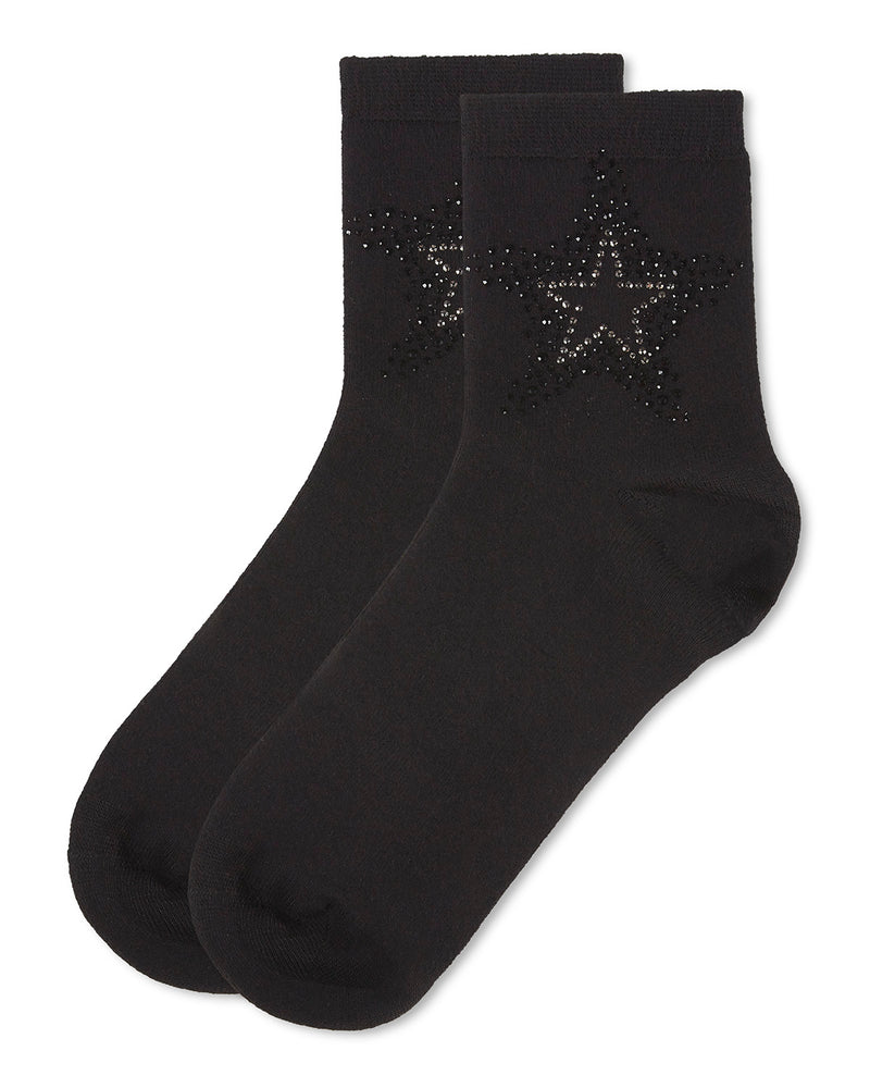 Women's Starstruck Rhinestone Embellished Anklet Sock