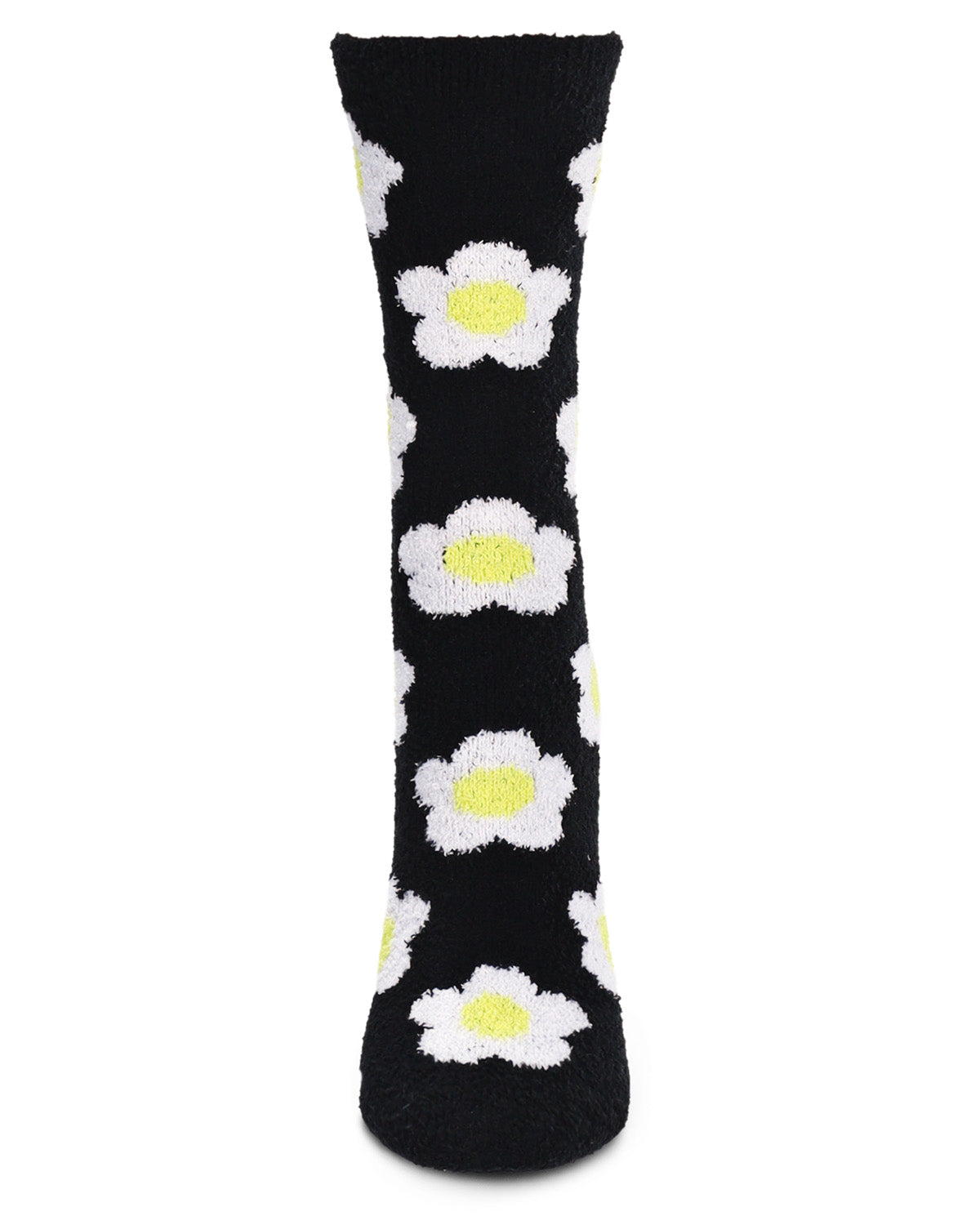 Women's Daisy Super Soft Cozy Crew Socks : Color: Black