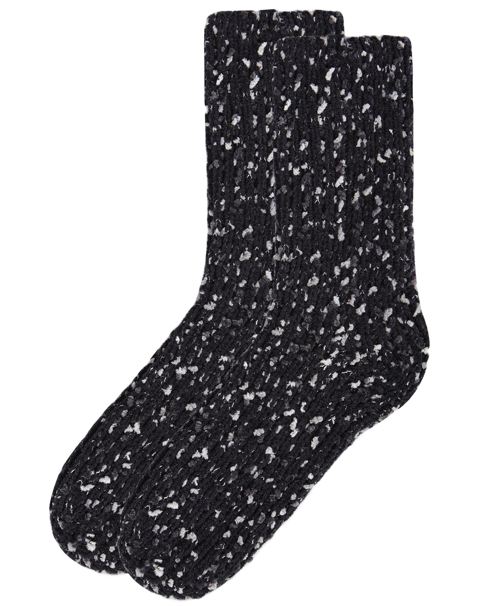 Women's Confetti Plush Cozy Tufted Crew Sock