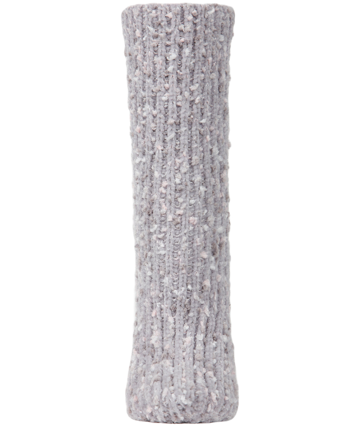 Women's Confetti Plush Cozy Tufted Crew Sock : Color: Burgundy