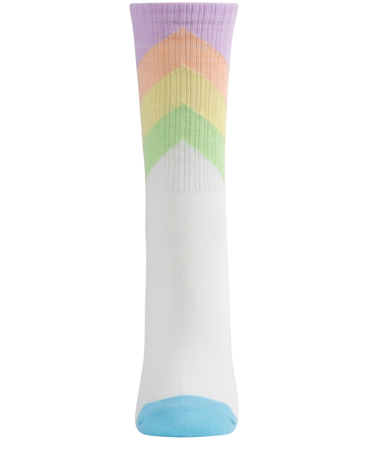 Women's Multicolor Pastel Arrow Crew Sock : Color: Multi