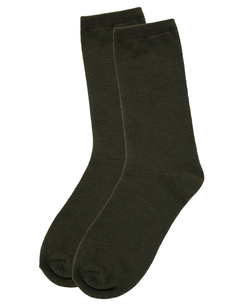 MeMoi Flatknit Cashmere Crew Sock